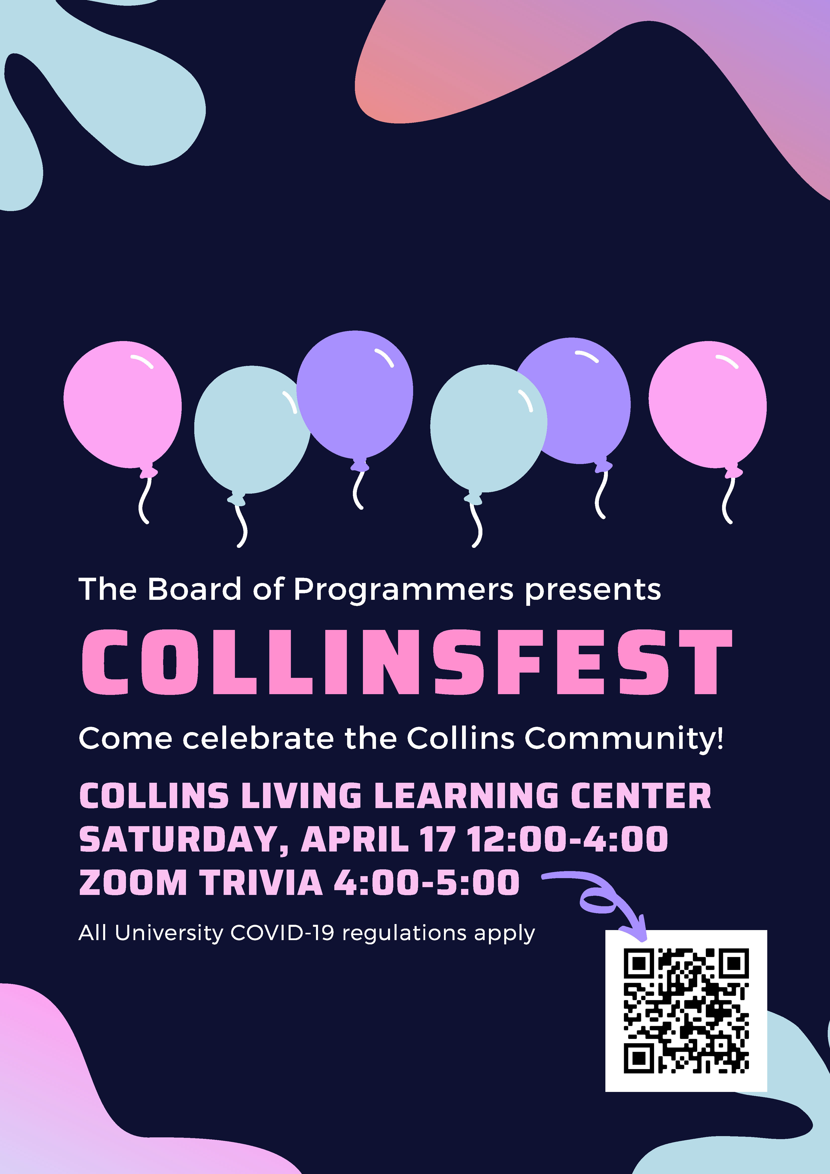 Collinsfest event poster